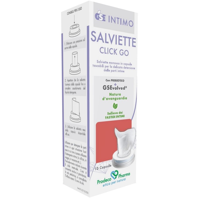 Prodeco Pharma Gse Intimo Salviette Click Go 10 Pezzi