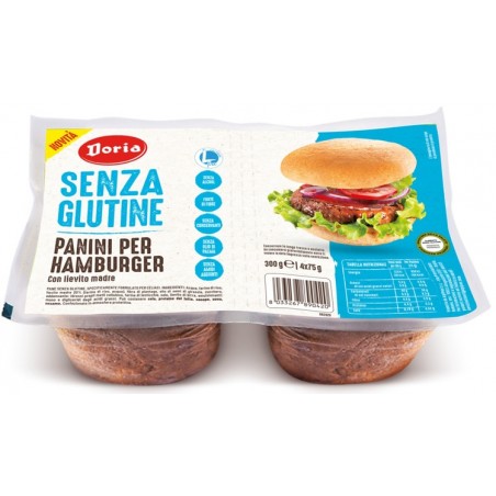 Alpipan Doria Panini Hamburger 4x75 G