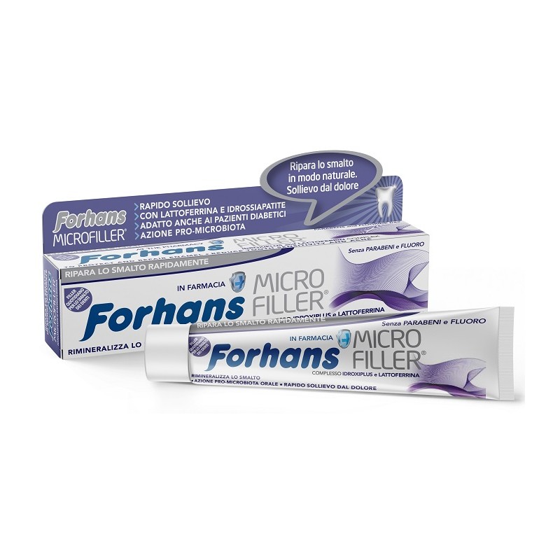 Uragme Forhans Dentifricio Microfiller Protezione Smalto 75 Ml