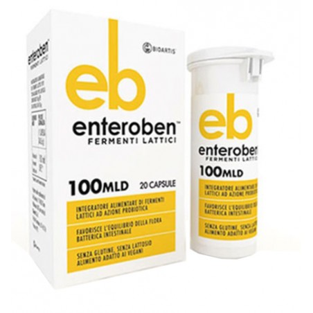 Bioartis Enteroben 100mld 20 Capsule Vegetali