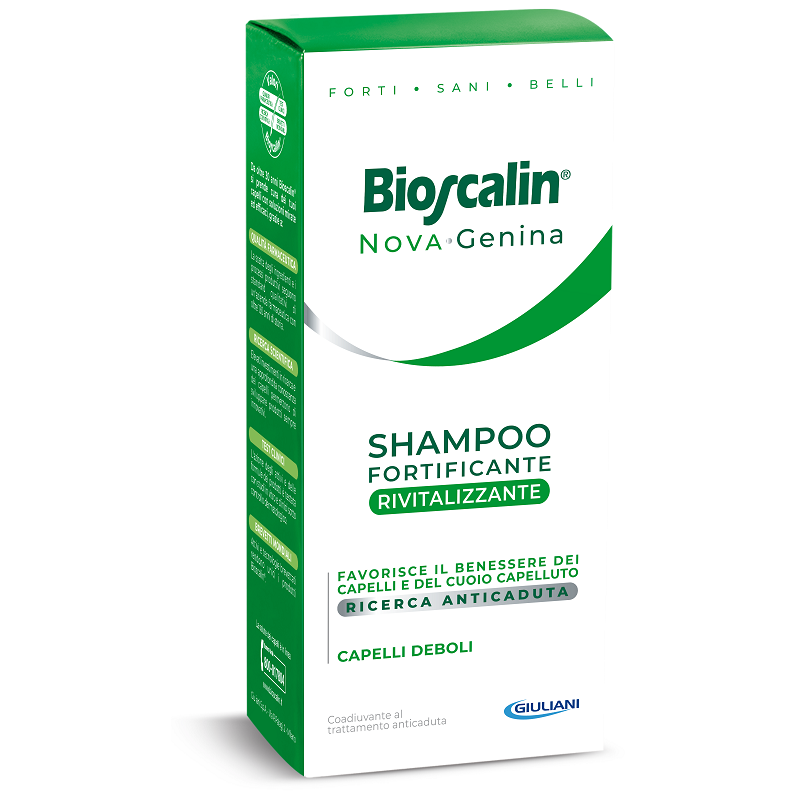 Bioscalin Nova Genina Shampoo Fortificante Rivitalizzante caduta capelli 200 Ml