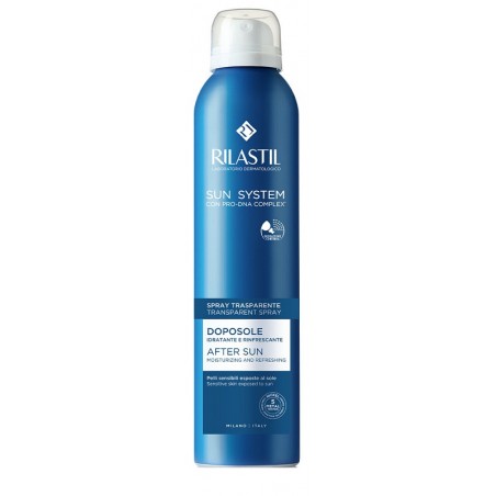 Ist. Ganassini Rilastil Sun System Doposole Spray Trasparente Doposole Idratante E Rinfrescante 200 Ml