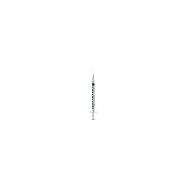 Farmac-zabban Siringa Meds Insulina 1 Ml Ago Gauge 25 Fisso Monouso Sterile 25 Mm