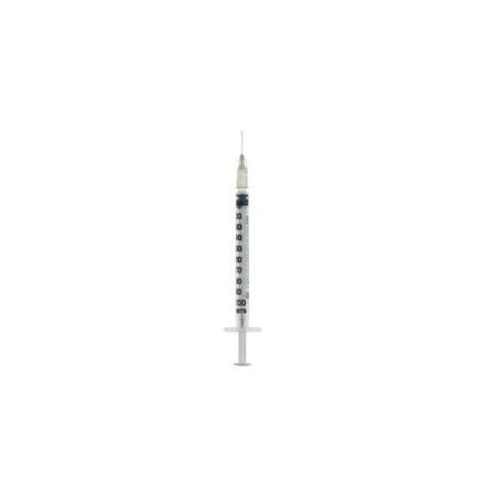 Farmac-zabban Siringa Meds Insulina 1 Ml Ago Gauge 25 Fisso Monouso Sterile 25 Mm