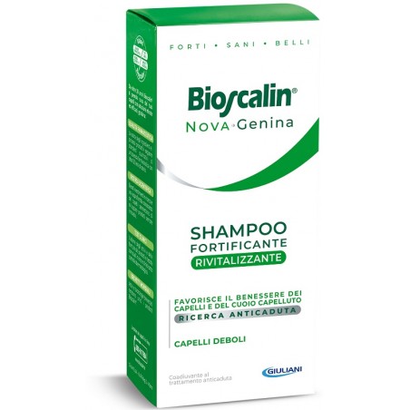 confezione maxi size 400 ml shampoo rivitalizzante Bioscalin