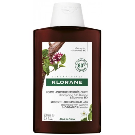 Klorane Shampoo Chinina-stella Alpina Bio 400 Ml