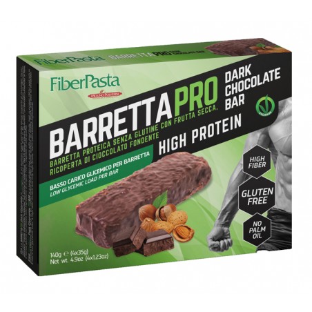 Fiberpasta Barretta Prot Dark Chocolate 4x35 G