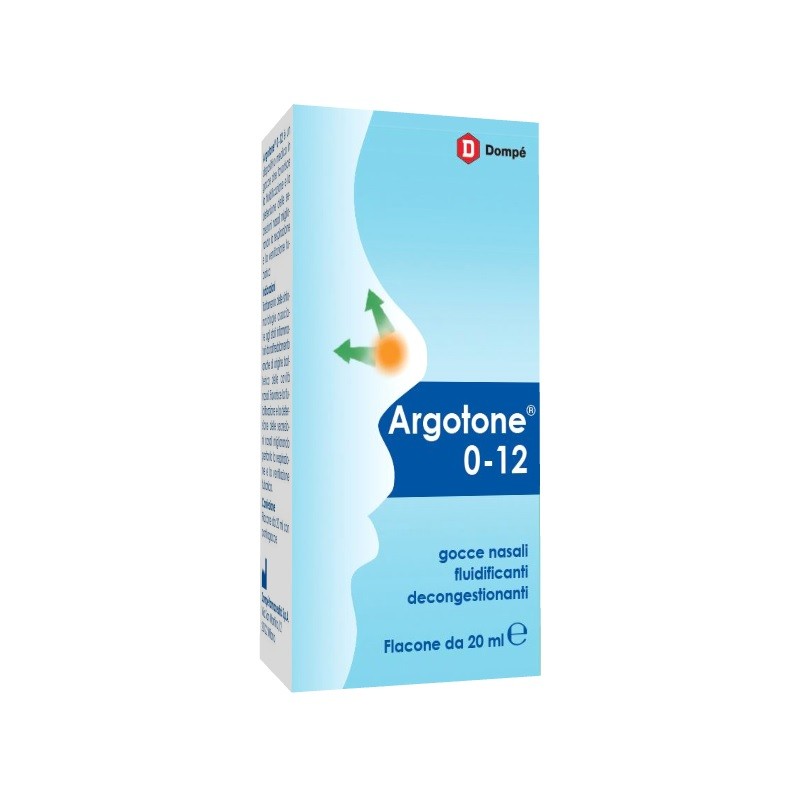 Dompe' Farmaceutici Argotone 0-12 Gocce Nasali 20 Ml