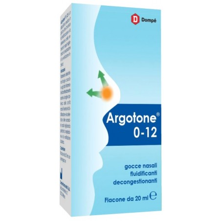 Dompe' Farmaceutici Argotone 0-12 Gocce Nasali 20 Ml