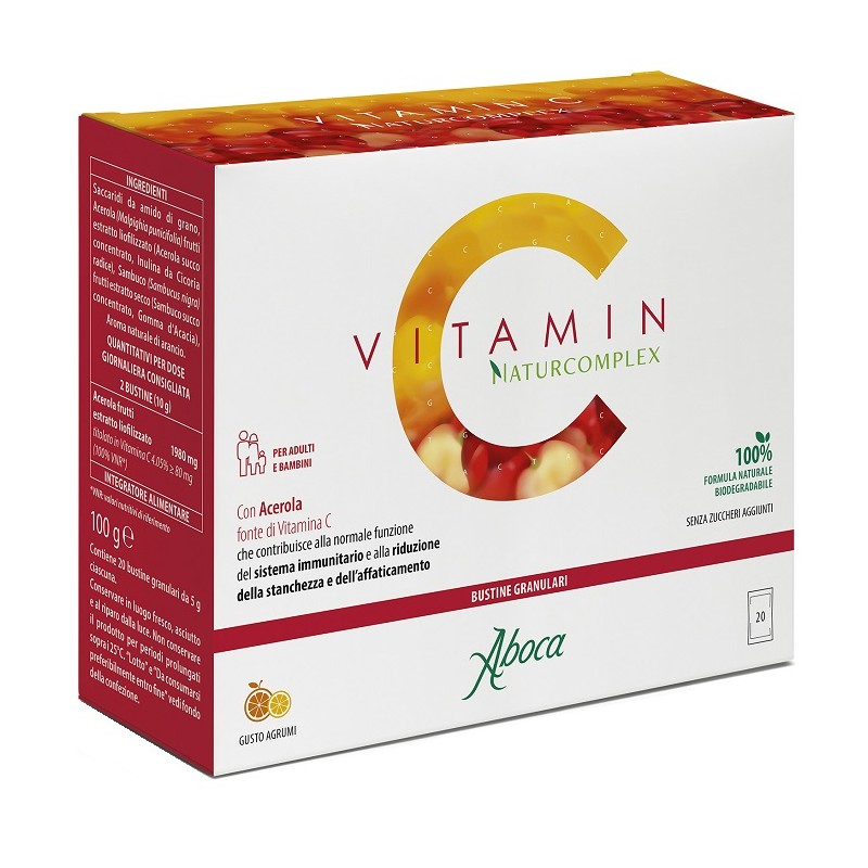 Aboca Vitamin C Naturcomplex sistema immunitario 20 Bustine