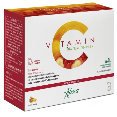 Aboca Vitamin C Naturcomplex sistema immunitario 20 Bustine