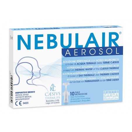 Named Nebulair Aerosol Soluzione Ipertonica 10 Fiale Monodose 3 Ml Acqterm