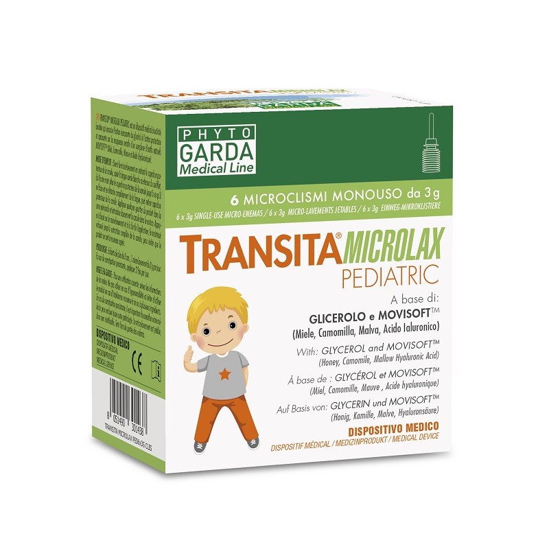 Named Transita Microlax Pediatric 6 Microclismi Da 3 G