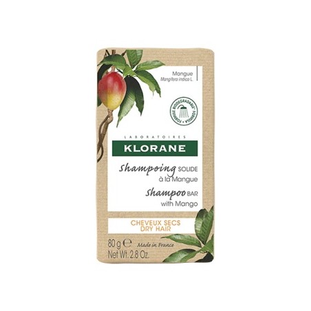 Klorane Shampoo Solido Mango 80 G