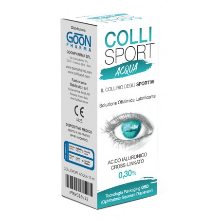 Goonpharma Collisport Acqua Soluzione Oftalmica Lubrificante 10 Ml