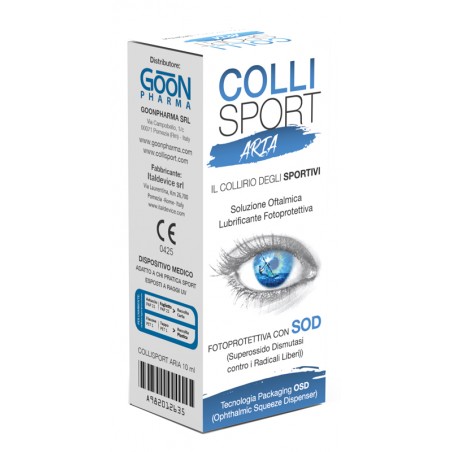 Goonpharma Collisport Aria Soluzione Oftalmica Lubrificante Fotoprotettiva 10 Ml