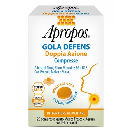 Desa Pharma Apropos Gola Defens Doppia Azione 20 Compresse