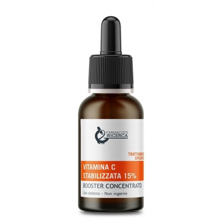 flaconcino in vetro di siero booster vitamina c fpr