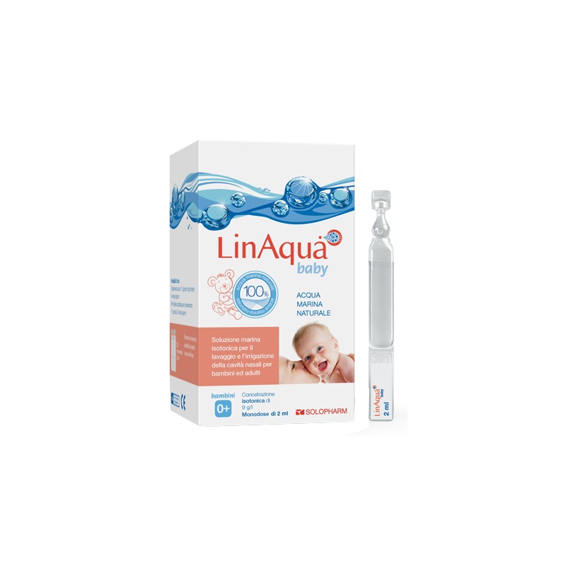 Bio Medical Healthcare Soluzione Isotonica Per Lavaggi Nasali Linaqua Baby 30 Flaconcini Monodose 2ml