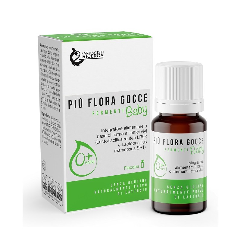 flaconcino da 5 ml di FPR più flora fermenti gocce per bambini