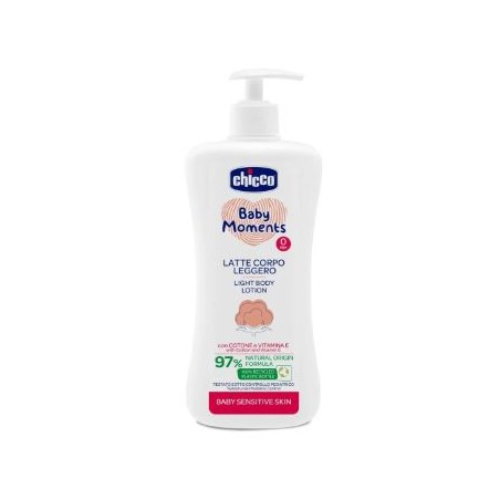 Chicco Baby Moments Latte Corpo Sensitive Leggero 500 Ml