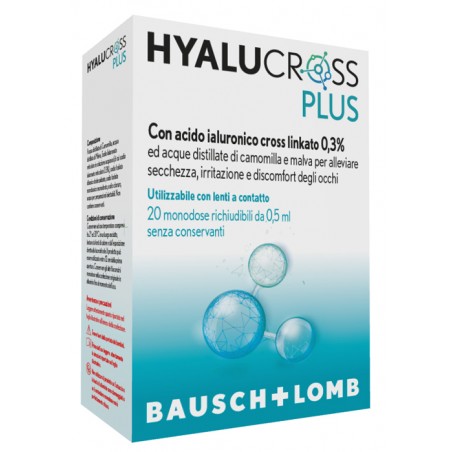 Bausch & Lomb-iom Hyalucross Plus 20 Flaconcini Monodose Da 0,5 Ml