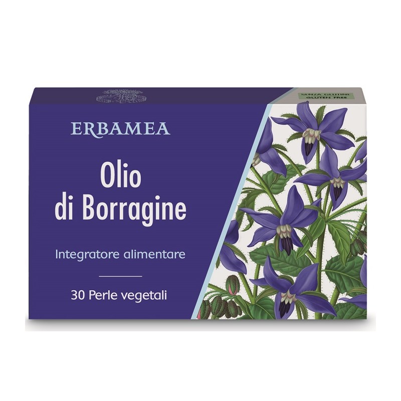 Erbamea Olio Di Borragine 30 Perle Vegetali