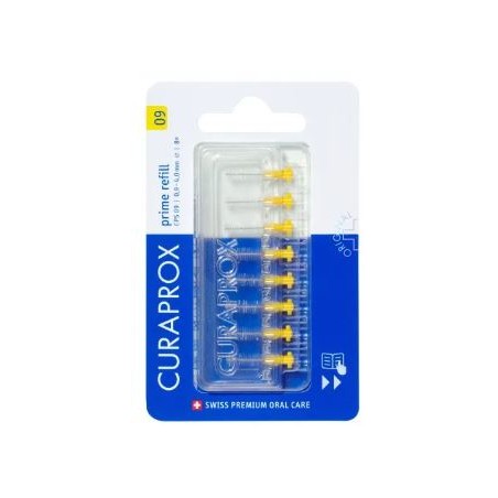 Curaden Ag Curaprox Capsule 09 Scovolino Prime Refill Yellow 8 Pezzi