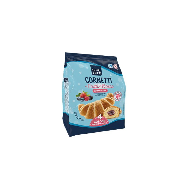 Nt Food Nutrifree Cornetti Ai Frutti Di Bosco 4 Pezzi Da 60 G