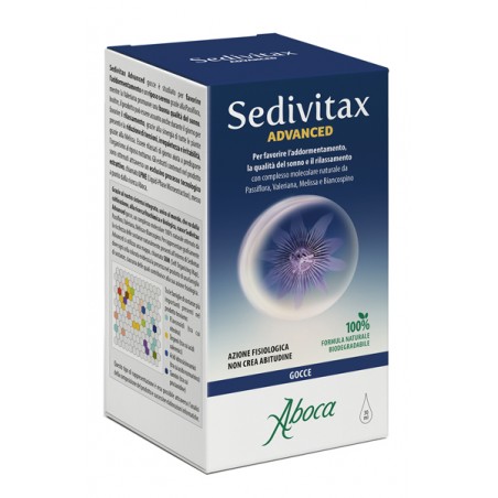 Aboca Sedivitax Advanced Gocce integratore per sonno e rilassamento 30 Ml