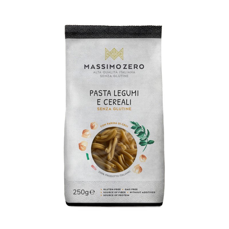 Massimo Zero Legumi E Cereali Caserecce 250 G