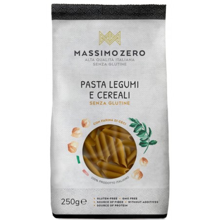 Massimo Zero Legumi E Cereali Penne 250 G