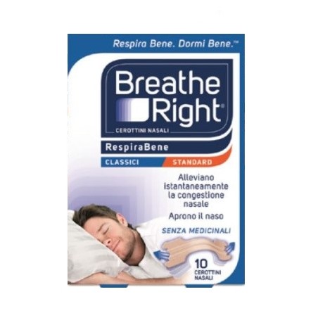 E. Fa. S. Cerotti Nasali Breathe Right Classici 10 Pezzi