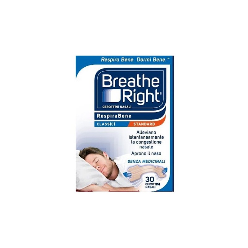 E. Fa. S. Cerotti Nasali Breathe Right Classici 30 Pezzi