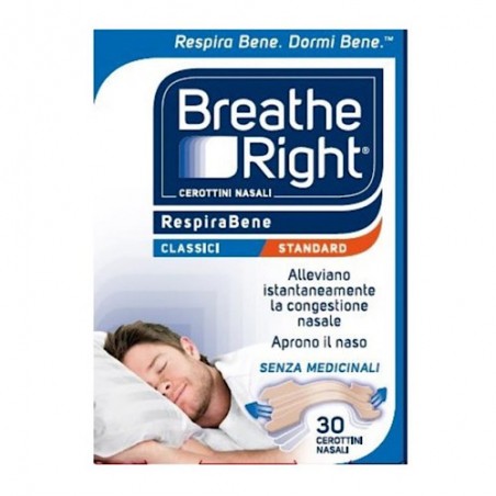 E. Fa. S. Cerotti Nasali Breathe Right Classici 30 Pezzi