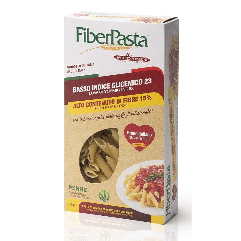 Fiberpasta Penne Basso Indice Glicemico 250 G