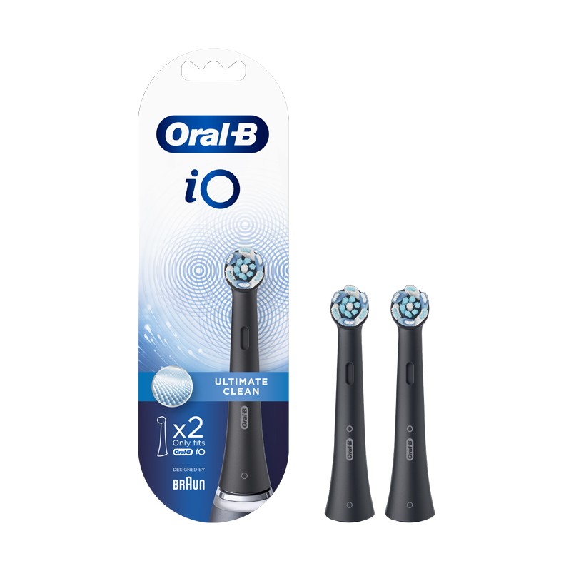 Procter & Gamble Oralb Power Refill Io Ultimate Clean Black 2 Pezzi