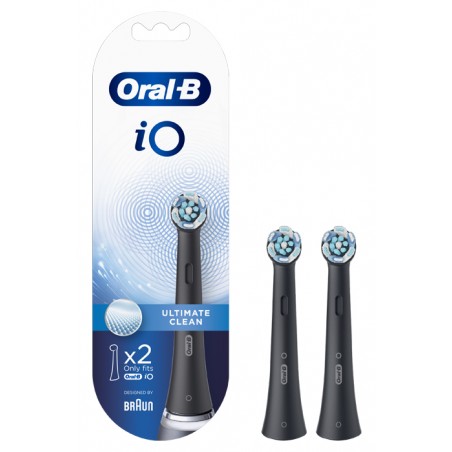 Procter & Gamble Oralb Power Refill Io Ultimate Clean Black 2 Pezzi