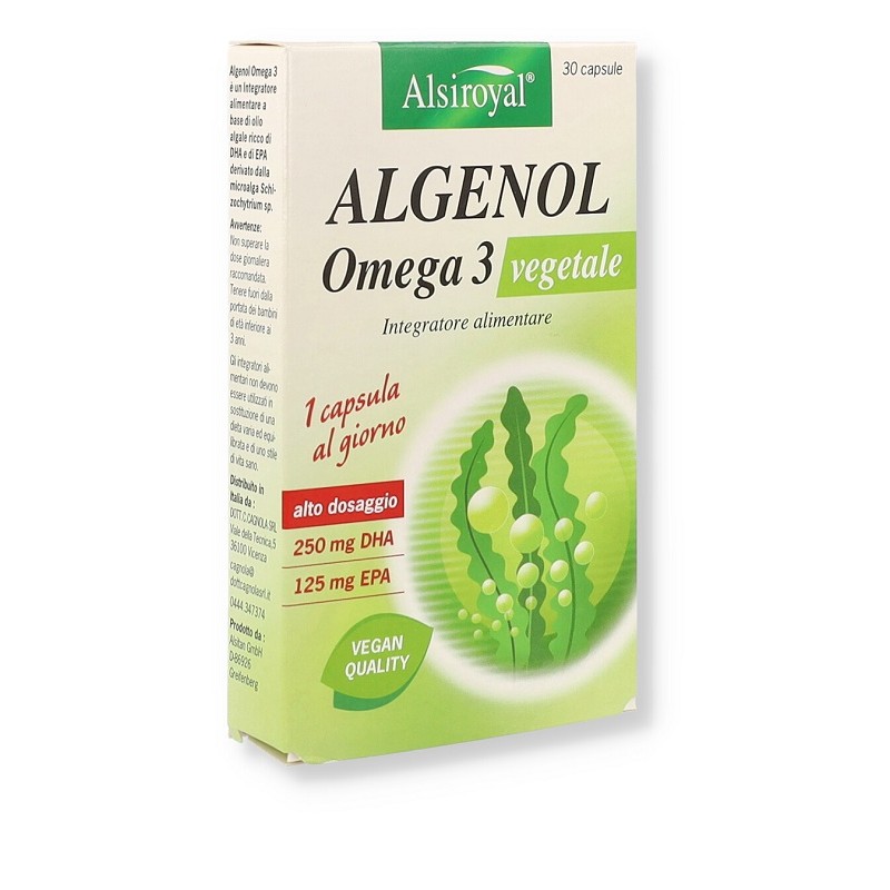 Dott. C. Cagnola Alsiroyal Algenol Omega 3 Vegetale 30 Capsule