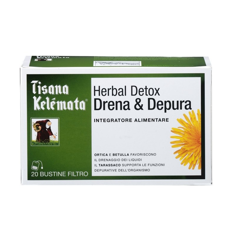 Kelemata Tisana Herbal Detox Drena & Depura 20 Bustine