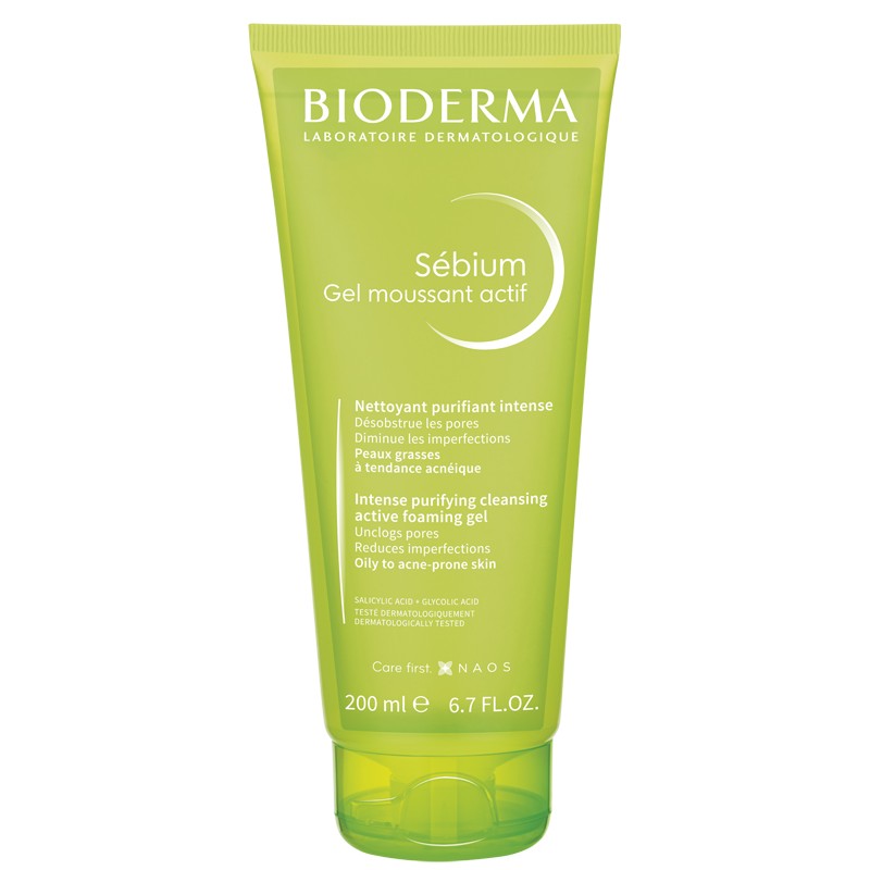 Bioderma Italia Sebium Gel Moussant Actif 200 Ml