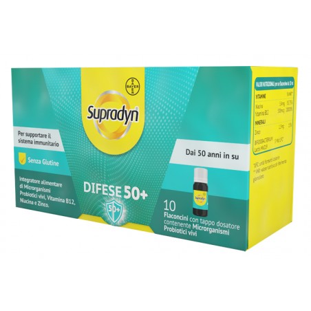 Bayer Supradyn Difese 50+ 10 Flaconcini 10 Ml