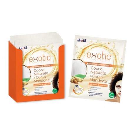 Idrofil Maschera Viso Tessuto Exotic 20 Pezzi