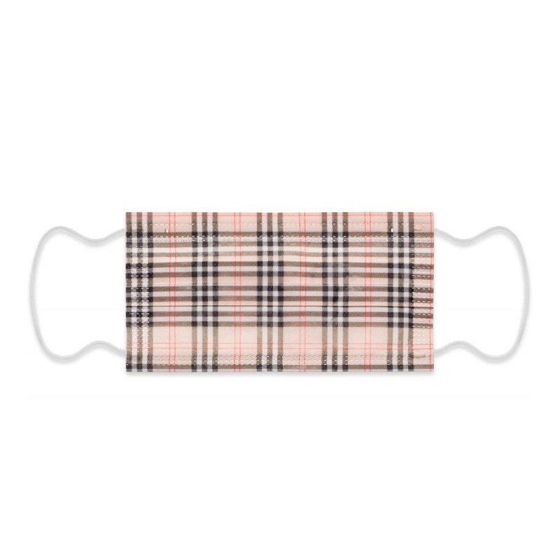 C&s Italy Mymask Pro Ii Mascherina Chirurgica Tartan 10 Pezzi