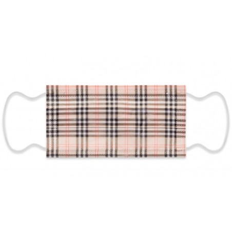 C&s Italy Mymask Pro Ii Mascherina Chirurgica Tartan 10 Pezzi