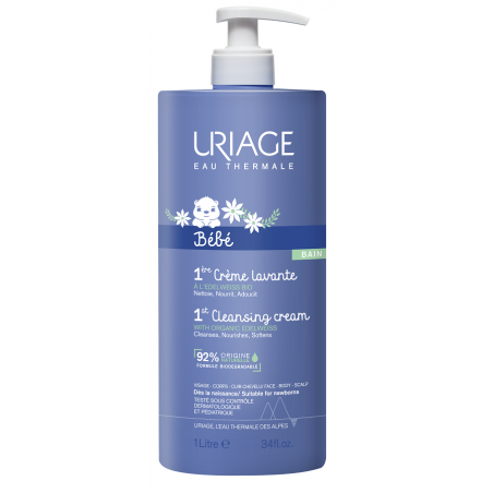 Uriage Laboratoires Dermatolog Eau Thermale Bebe Creme Lavante 1 Litro