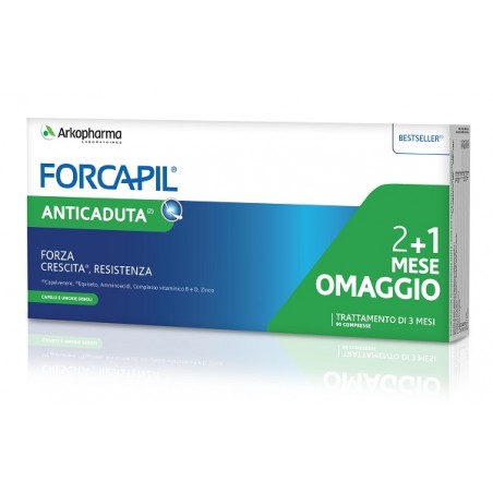 Arkofarm Forcapil Anticaduta 90 Compresse 2+1 Mese In Omaggio