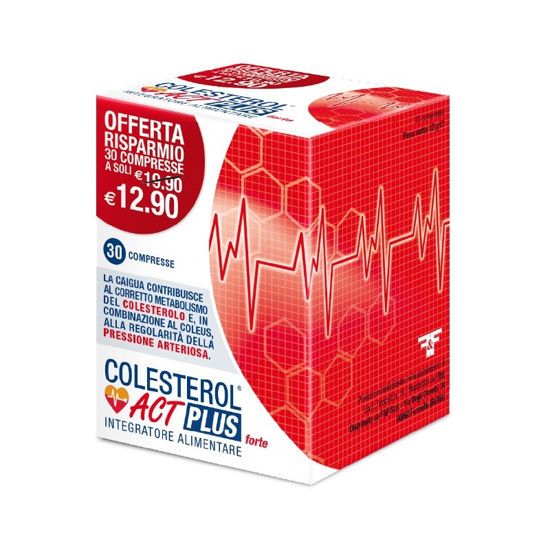 F&f Colesterol Act Plus Forte 30 Compresse