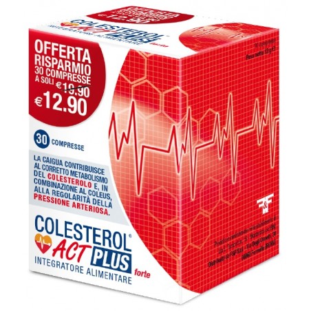 F&f Colesterol Act Plus Forte 30 Compresse