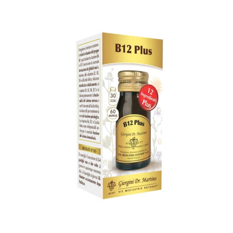 Dr. Giorgini Ser-vis B12 Plus 60 Pastiglie